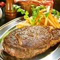 料理メニュー写真 牛ハラミのステーキ（300g）