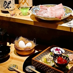 和牛すき焼き 朔(さく)のコース写真