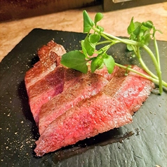 飛騨牛のステーキ