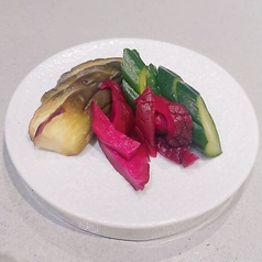 自家製漬物盛り合わせ