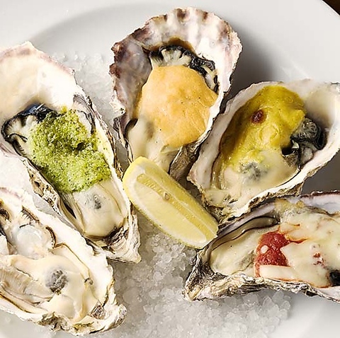 様々な産地より直送している自慢の【牡蠣】を焼・蒸・フライなど多彩な調理方法で◎