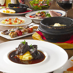 銀座でワインのコース写真