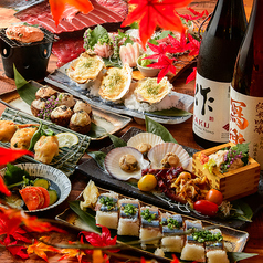 料理人の居る魚屋 鰓呼吸 えらこきゅう 泉中央店のコース写真