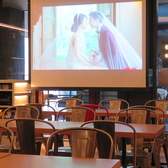 100inchプロジェクタ&ワイアレスマイク完備