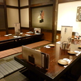 広々お座敷で、大宴会！　３部屋連結で３０名様までお座敷OK！　※写真は船橋競馬場前店のお座敷です。