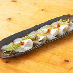 蕪と真鯛の京風カルパッチョ