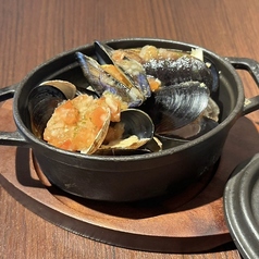 ムール貝と浅利の白ワイン蒸し