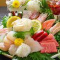 料理メニュー写真&nbsp;刺身盛り合わせ(五種)