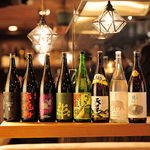 九州の焼酎はもちろん。牛乳焼酎や山芋焼酎など変わり種も揃えております。