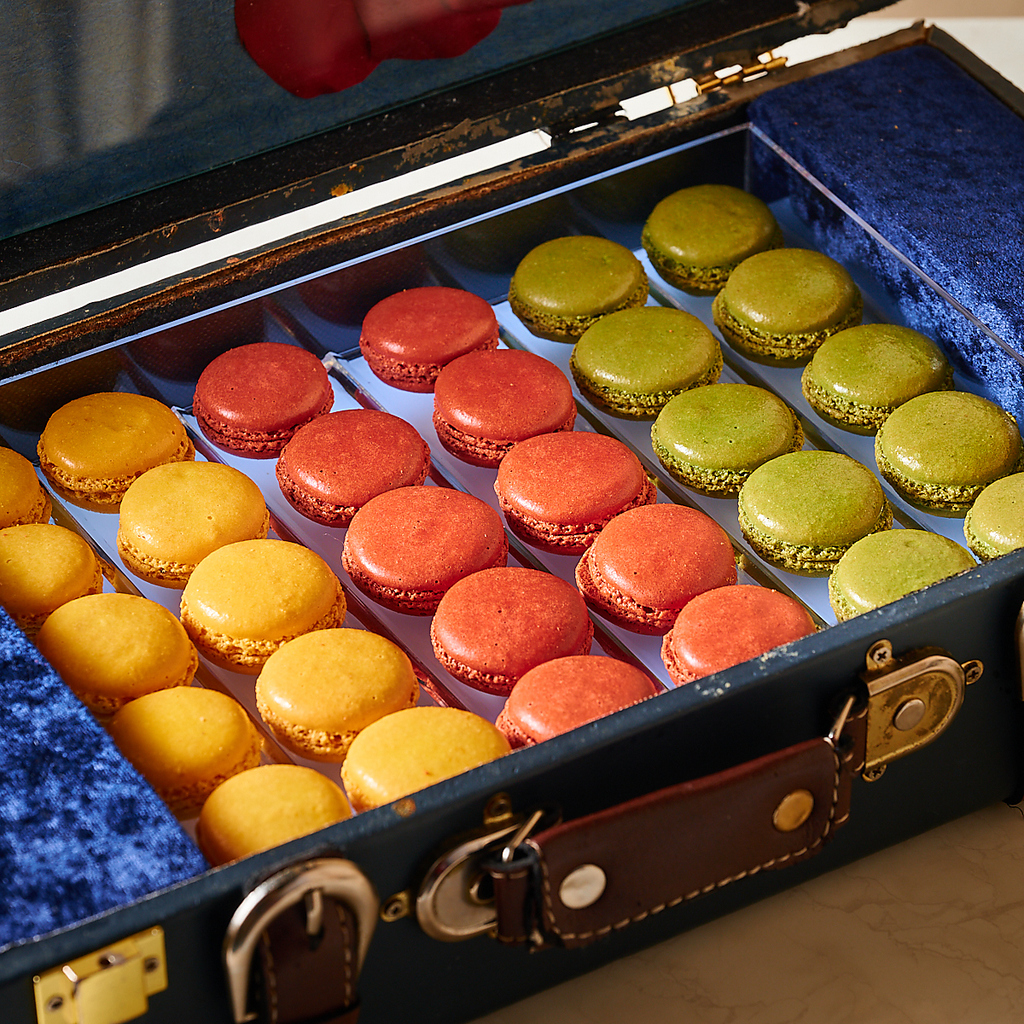 甘すぎずお飲み物によく合うマカロンはKAMAKURAオリジナルドリンクと相性抜群◎