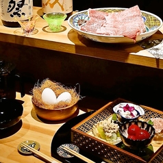 和牛すき焼き 朔(さく)のコース写真