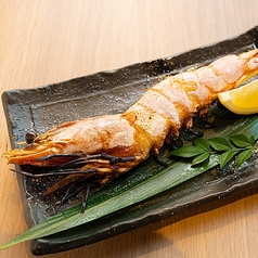 赤海老の塩焼き