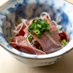 葱タン塩レモン和え