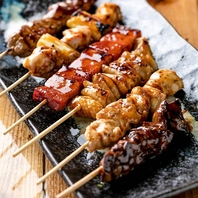 定番串焼きは注文必須！