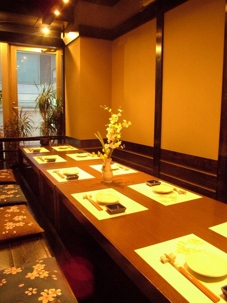 最大16名までの完全個室！創作会席料理で一人一人大満足してもらえるおもてなし♪