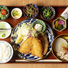 長崎・松浦アジフライ御膳※入荷の状況により、ご提供が出来ない場合も御座いますので、ご了承下さい。