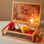 【誕生日特典】素敵な記念日を演出させて頂きます。バースデープレート付きアニバーサリーBOXを贈呈