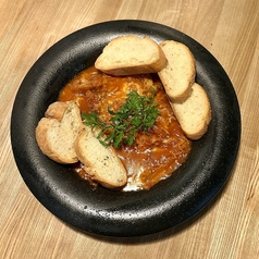 国産牛ハチノスのトマト煮込み　バケット付き