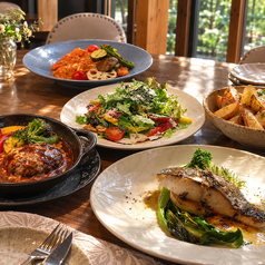 organic restaurant arのコース写真