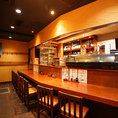お一人様も安心！自慢のカウンター♪