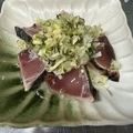 料理メニュー写真 鰹の薬味盛り 塩パッチョ