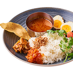 パクチー×スパイスチキンカレー