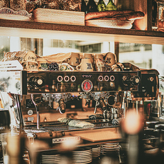 エスプレッソマシンの本格コーヒー