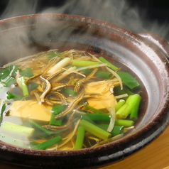 松茸とあじめ泥鰌鍋