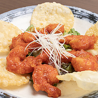 名物エビチリからピザまで！和洋中なんでも揃ってます♪