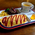 お子様ランチは、子供が大好きなオムライスとハンバーグのワンプレート！見た目もかわいい☆ 