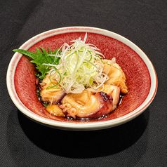 タコの柔らか煮/ネギ塩寄せ豆腐
