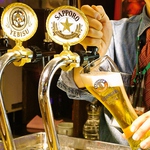 希少なプレミアムエビス生ビールが飲めるお店はココ♪　昼から飲める、楽しめるのでご安心ください。