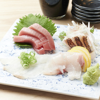 目利きが選ぶ！旬魚のお造り盛り合わせ♪
