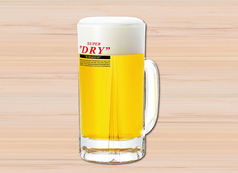 アサヒ樽生ビール 各種※画像は「大ジョッキ」です。