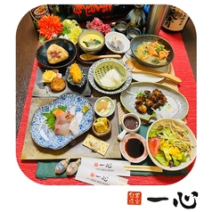 旬菜酒家 一心 いっしんのコース写真