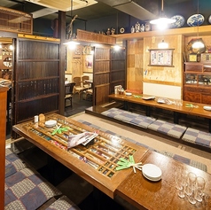 少人数のご飲食も大歓迎♪テーブル席は「おひとりさま～１０名様程度」まで幅広く対応可能となっております。