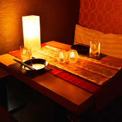 記念日やデートなどでお使い頂けるカップルシート雰囲気を大事にしたお部屋で幅広い年代層に支持を受けており、様々なシーンで活躍しております♪ランチ、カフェ、ディナーと時と共に変わりゆく夕凪の姿をお楽しみ下さい♪(池袋/牛タン/居酒屋/飲み放題/個室/焼き鳥/土鍋ご飯)
