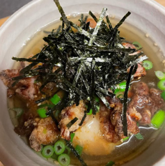 焼きおに茶漬け(梅or唐揚げ)