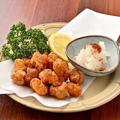 鶏なんこつの唐揚げ ~七味おろし添え~