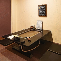 用途に合わせて使える完全個室の座敷席