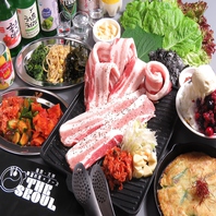 本格的な韓国料理で韓国を再現！