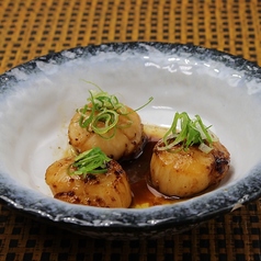 帆立の焦がしバター醤油