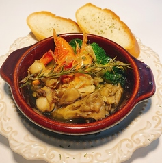 ソフトシュリンプのアヒージョ　バケット付き