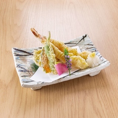 海老と野菜天ぷら盛り合わせ