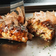 ビールが進む♪食べ応え抜群のお好み焼き