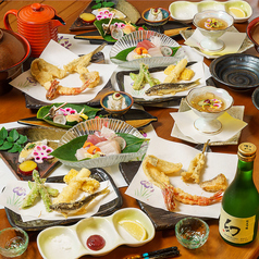 新鮮な食材で作る天ぷら 鮮魚・和食をご堪能あれ