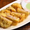 料理メニュー写真 マグロレンコンはさみ揚げ