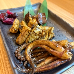 スルメイカの肝焼き