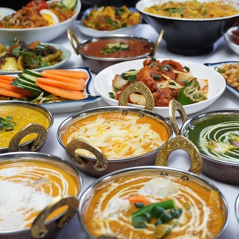 異国情緒漂う空間で、本場の味にこだわったインド・ネパール料理を堪能！