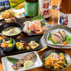 岡山の地酒×肉と魚 ハレまち酒場のコース写真